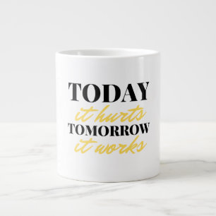 Vandaag gaat het morgen om 2 extra grote beker