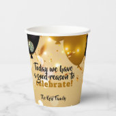 Vandaag hebben we een goede reden om moderne papieren bekers (Voorkant)