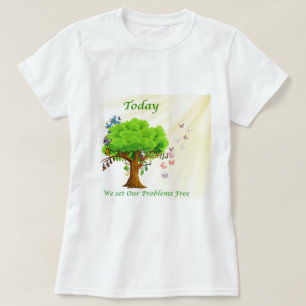 Vandaag hebben we onze problemen opgelost t-shirt