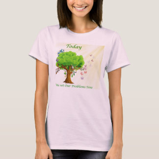 Vandaag hebben we onze problemen opgelost t-shirt