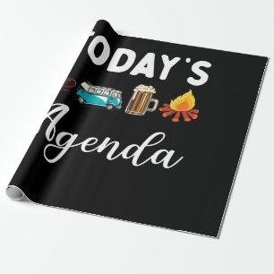 Vandaag is de agenda voor de koffiebestrijding in  cadeaupapier