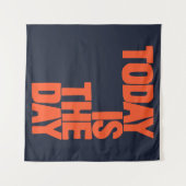 Vandaag is de dag wandkleed (Voorkant (horizontaal))