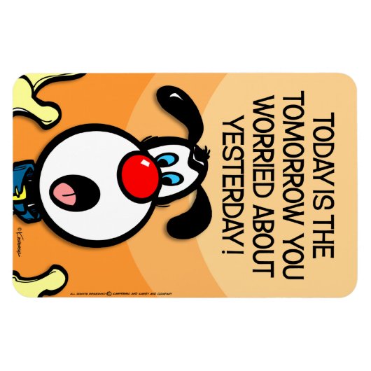 Vandaag is de morgen magneet (Horizontaal)