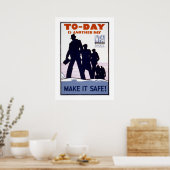 Vandaag is een andere Dag WPA Poster (Keuken)