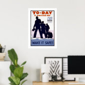 Vandaag is een andere Dag WPA Poster (Thuiskantoor)