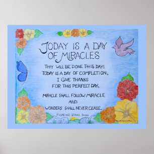 Vandaag is een Dag van Wonders - Wanddecoratie Poster