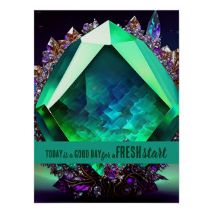 Vandaag is een goede dag frisse start Motivatie of Perfect Poster