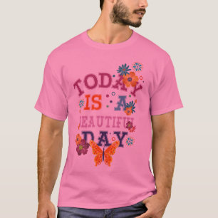 Vandaag is een mooie dag Mannen Basic T-Shirt