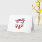 vandaag is een prachtige dag kaart (Gele Bloem)