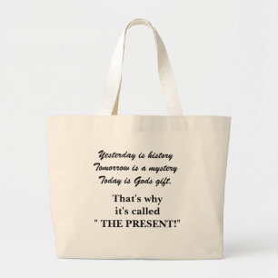 VANDAAG IS GOD'S canvas tas