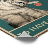 Vandaag is het een geweldige dag poster (Hoek)