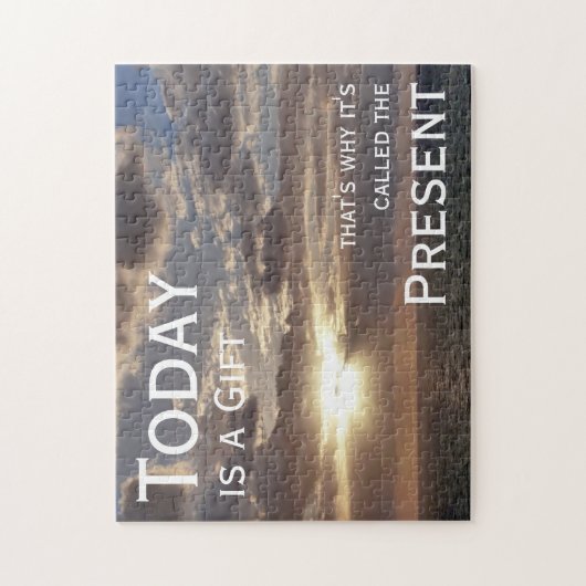 Vandaag is het een landschap van het Koekje Legpuzzel (Verticaal)