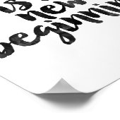 Vandaag is het een nieuw begin poster (Hoek)