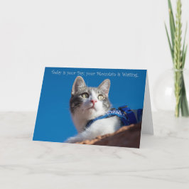 Vandaag is het jouw dag, notecard aankondiging