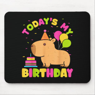 Vandaag is het mijn verjaardag Meisjes Capybara li Muismat
