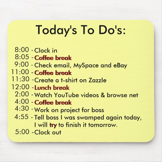 Vandaag is het muismat (Voorkant)