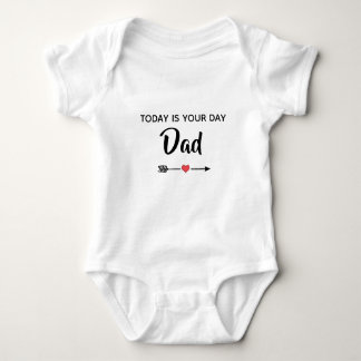Vandaag is je dag vader Baby Jumpsuit Romper