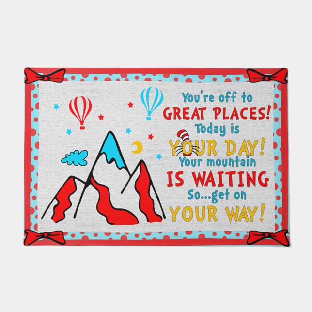 Vandaag is je dagmat, berg deurmat (Voorkant)