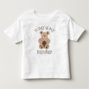 Vandaag is mijn bruine bruine teddybeer kinder shirts