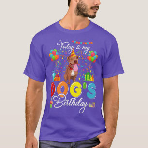 Vandaag is mijn hond de brute pit bull dog Love T-shirt