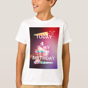 Vandaag is mijn verjaardag Art Print T-shirt