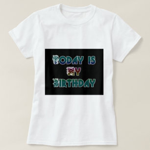 Vandaag is mijn verjaardag Art Print T-shirt