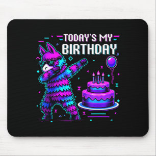 Vandaag Is Mijn Verjaardag Lama Pinata Verjaardags Muismat