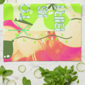 Vandaag is mijn verjaardag theedoek (Gevouwen)