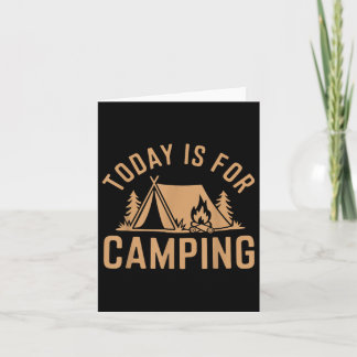 Vandaag is voor camping kleding voor camper outdoo kaart