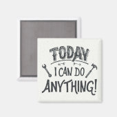 Vandaag kan ik alles doen magneet (Voorkant / Achterkant)