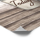 Vandaag kies ik Joy Bluebird Poster (Hoek)