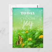 Vandaag kies ik Joy Briefkaart (Voorkant / Achterkant)