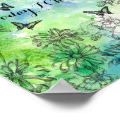 Vandaag kies ik Joy Inspiration Positive Words Poster (Hoek)