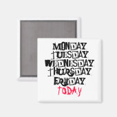 VANDAAG magneet! Magneet (Voorkant / Achterkant)