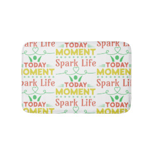Vandaag moment, Spark Life Canvas tas Badmat