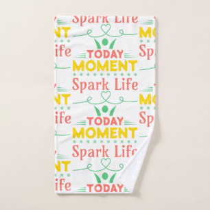 Vandaag moment, Spark Life Canvas tas Handdoek