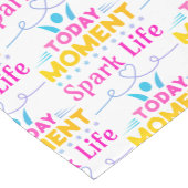 Vandaag moment, Spark Life Canvas tas Korte Tafelloper (Hoek)