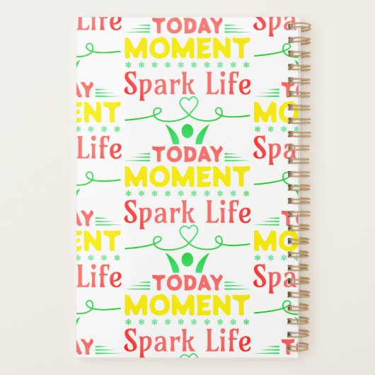 Vandaag moment, Spark Life Canvas tas Planner (Achterkant)