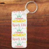 Vandaag moment, Spark Life Canvas tas Sleutelhanger (Achterkant)