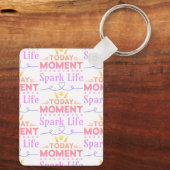 Vandaag moment, Spark Life Canvas tas Sleutelhanger (Achterkant)
