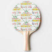 Vandaag moment, Spark Life Canvas tas Tafeltennisbatje (Voorkant)