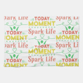 Vandaag moment, Spark Life Canvas tas Theedoek (Horizontaal)