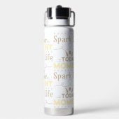 Vandaag moment, Spark Life Canvas tas Waterfles (Achterkant)