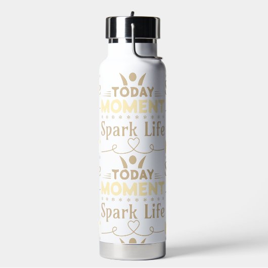 Vandaag moment, Spark Life Canvas tas Waterfles (Links)