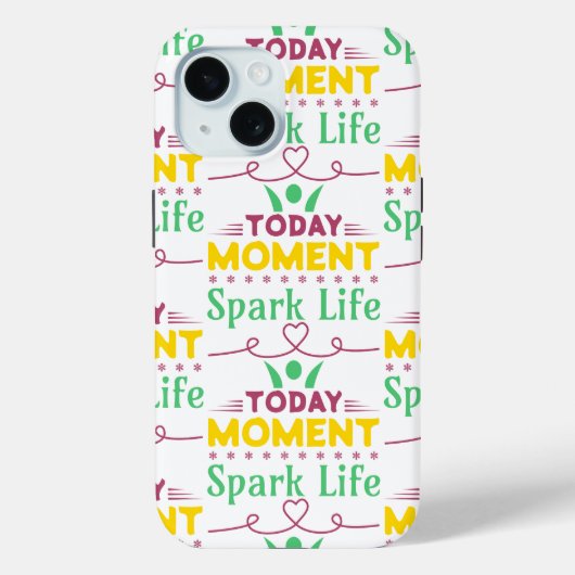 Vandaag Moment, Vonk het leven Case-Mate iPhone Case (Achterkant)
