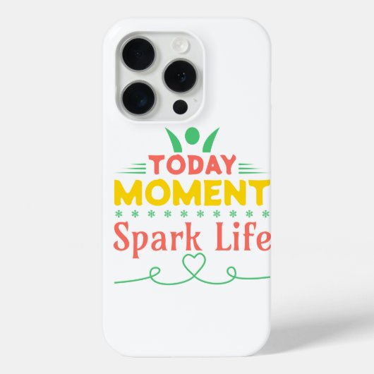 Vandaag Moment, Vonk het leven Case-Mate iPhone Case (Achterkant)