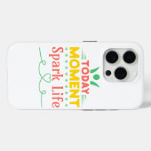 Vandaag Moment, Vonk het leven Case-Mate iPhone Case (Achterkant (horizontaal))