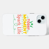 Vandaag Moment, Vonk het leven Case-Mate iPhone Case (Achterkant (horizontaal))