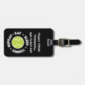 Vandaag morgen en elke dag bagagelabel (Voorkant horizontaal)