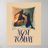 "Vandaag niet" Arya Stark vs. De nachtkoning Poster (Voorkant)